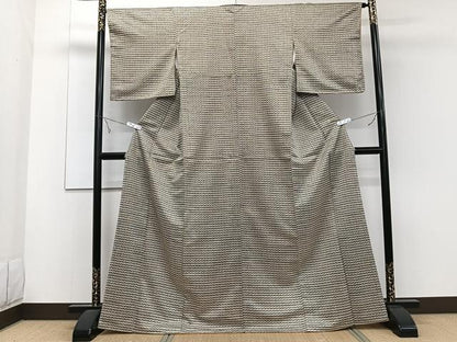 平和屋着物■上質な小紋 蝶々尽くし 正絹 逸品 未使用 CABE9638xi