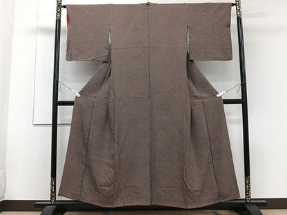 平和屋着物■上質な小紋 鹿の子文 正絹 逸品 CABE9648xi