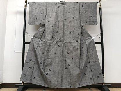 平和屋着物■上質な紬 宝文 正絹 逸品 CABE9662xi
