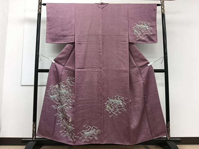 平和屋着物■訪問着 立波飛鳥船文 正絹 逸品 未使用 CABE9665xi