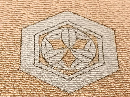 平和屋着物■豪華色留袖 作家物 刺繍 地紙花車文 松竹梅 正絹 逸品 CABE9686xi