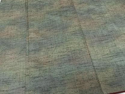 平和屋着物■上質な紬 霞文 暈し染め 正絹 逸品 CABE9694xi