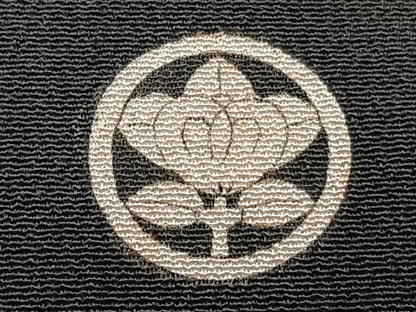 平和屋着物■豪華黒留袖 刺繍 枝松鶴文 金糸 正絹 逸品 CABE9801xi