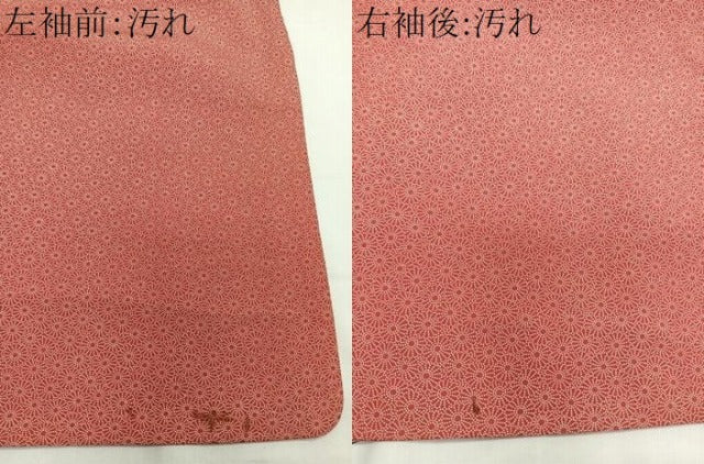 平和屋着物■江戸小紋　花文　洗える着物　CABE9840xi