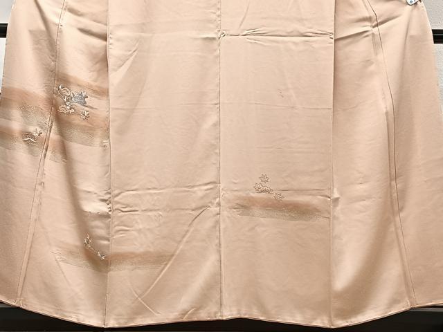 平和屋着物■訪問着　刺繍　松楓文　暈し染め　金銀彩　正絹　逸品　CABE9904xi