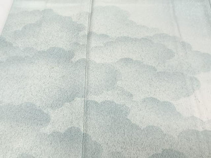 平和屋着物■訪問着　雲重ね文　暈し染め　正絹　逸品　CABE9907xi
