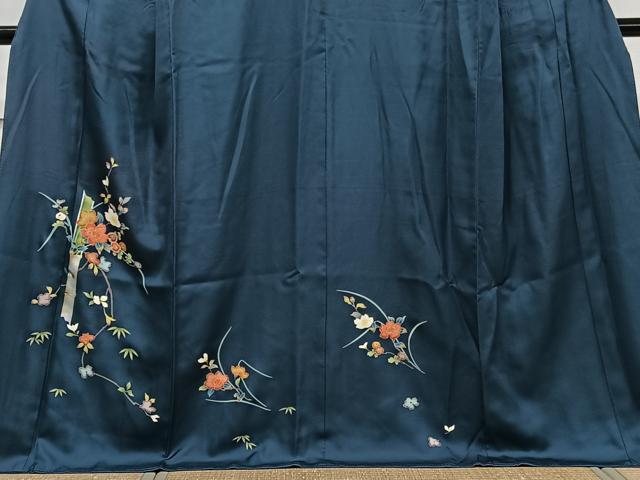 平和屋着物■訪問着 刺繍 飾花文 金彩 正絹 逸品 CABE9916xi