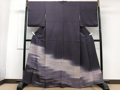 平和屋着物■豪華色留袖　霞文　暈し染め　金銀彩　正絹　逸品　CABE9918xi