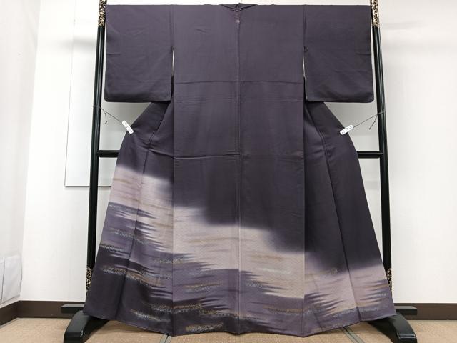 平和屋着物■豪華色留袖　霞文　暈し染め　金銀彩　正絹　逸品　CABE9918xi