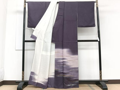 平和屋着物■豪華色留袖　霞文　暈し染め　金銀彩　正絹　逸品　CABE9918xi