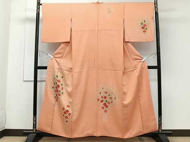 平和屋着物■訪問着 飾花文 暈し染め 正絹 逸品 CABE9951xi