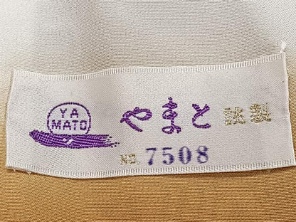 平和屋着物■訪問着 螺鈿 葡萄蔦の葉文 金彩 やまと誂製 正絹 逸品 CABE9958xi