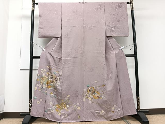 平和屋着物■豪華色留袖 鼓花文 正絹 逸品 CABE9983xi