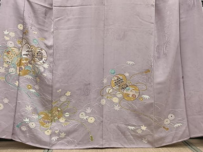 平和屋着物■豪華色留袖 鼓花文 正絹 逸品 CABE9983xi