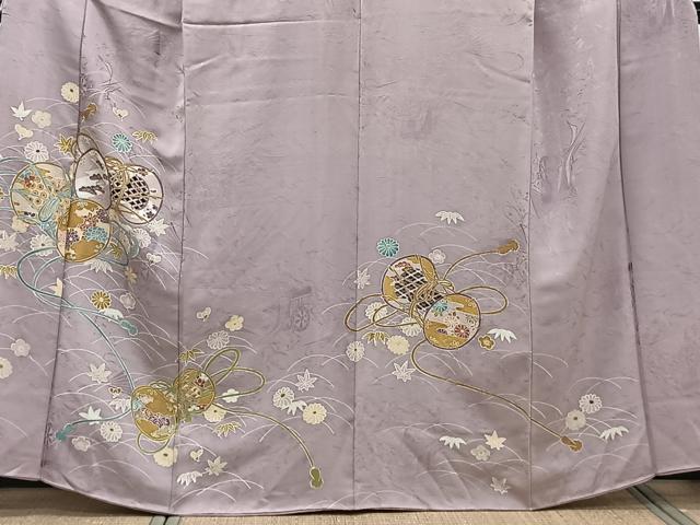 平和屋着物■豪華色留袖 鼓花文 正絹 逸品 CABE9983xi