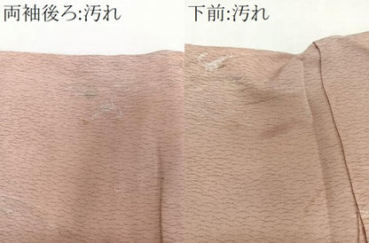 平和屋着物■上質な小紋 風景地紋 暈し染め 正絹 逸品 CABE9985xi