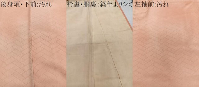 平和屋着物■上質な小紋 檜垣地紋 暈し染め 正絹 逸品 未使用 CABE9987xi