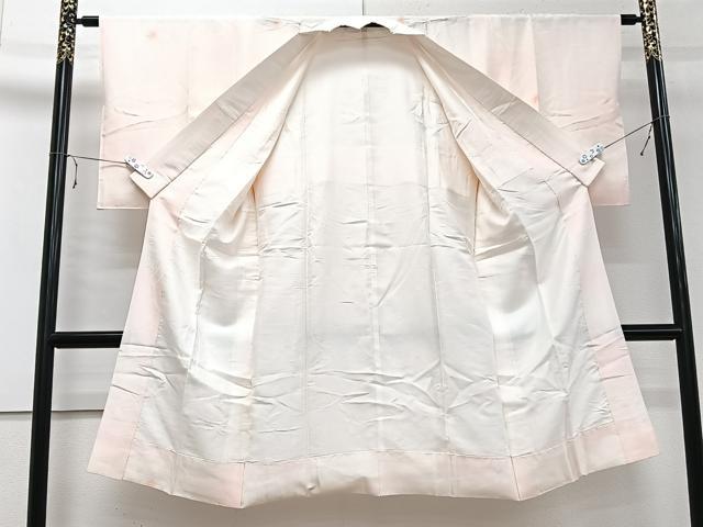 平和屋着物■長襦袢 袷 草花文 暈し染め 正絹 逸品 CABE9994xi