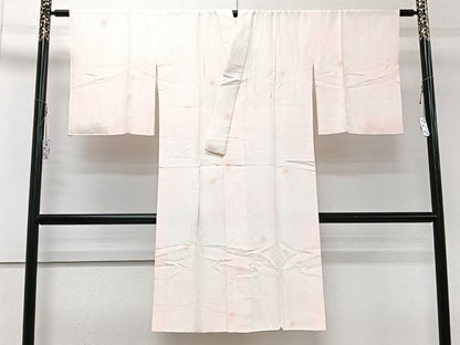 平和屋着物■長襦袢 袷 草花文 暈し染め 正絹 逸品 CABE9994xi
