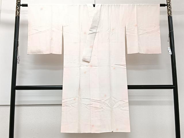 平和屋着物■長襦袢 袷 草花文 暈し染め 正絹 逸品 CABE9994xi