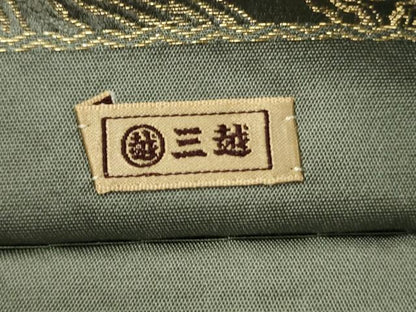 平和屋着物◎六通柄 京袋帯 墨流し文 金糸 三越扱い 正絹 逸品 CABF0107ak