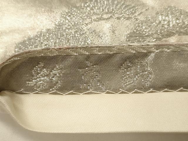 平和屋着物◎六通柄袋帯　彩京錦　プラチナ箔二重引　正絹　逸品　CABF0162ak