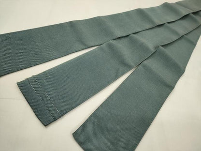 平和屋着物●男性　本場筑前博多織　角帯　霞文　正絹　逸品　CABF0242ak
