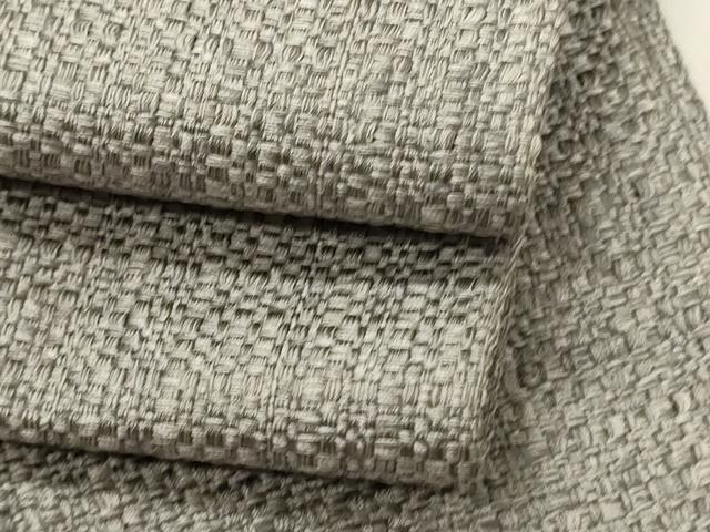 平和屋着物●男性　本場筑前博多織　角帯　霞文　正絹　逸品　CABF0249ak