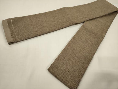 平和屋着物●男性　本場筑前博多織　角帯　霞文　正絹　逸品　CABF0253ak