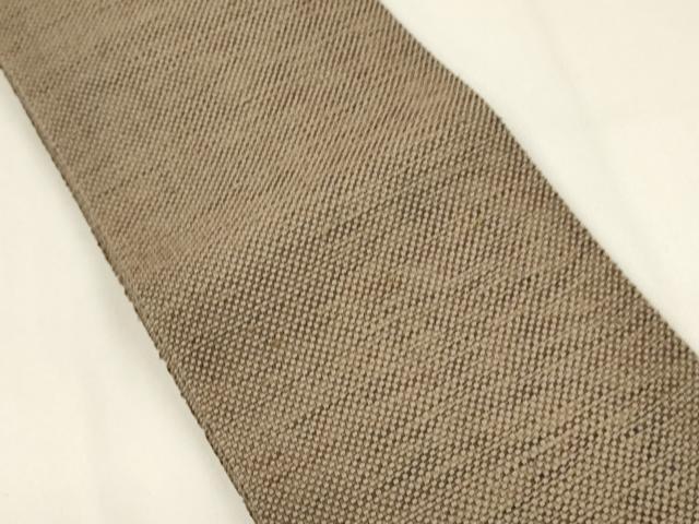平和屋着物●男性　本場筑前博多織　角帯　霞文　正絹　逸品　CABF0253ak
