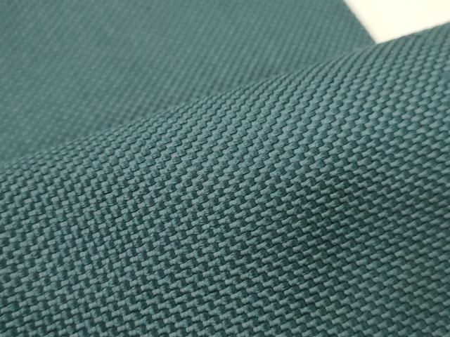 平和屋着物●男性　本場筑前博多織　角帯　御召御納戸色　正絹　逸品　CABF0256ak