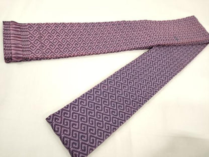 平和屋着物●男性　角帯　幾何学文様　正絹　逸品　CABF0261ak