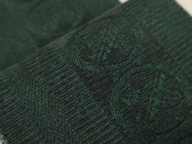 平和屋着物●男性　本場筑前博多織　角帯　間道　正絹　逸品　CABF0265ak