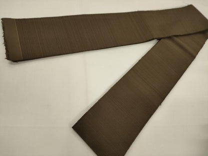 平和屋着物●男性　爪掻き本綴れ　角帯　縞　正絹　逸品　CABF0273ak
