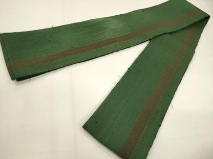 平和屋着物●男性　角帯　間道　正絹　逸品　CABF0290ak