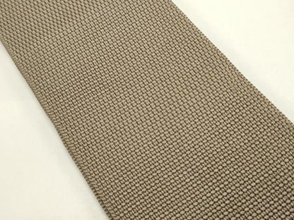 平和屋着物●男性　角帯　亜麻色　正絹　逸品　CABF0294ak