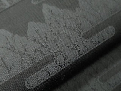 平和屋着物●両面　六通柄袋帯　伊勢型物語　銀糸　正絹　逸品　CABF0331ak