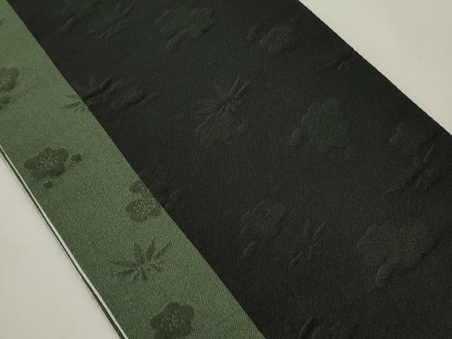 平和屋着物●両面　半幅帯　舞桜文/梅間道　CABF0347ak