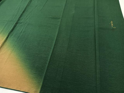 平和屋着物▼色留訪問着　作家物　暈し染め　鈴乃屋扱い　正絹　逸品　CABF0411vp