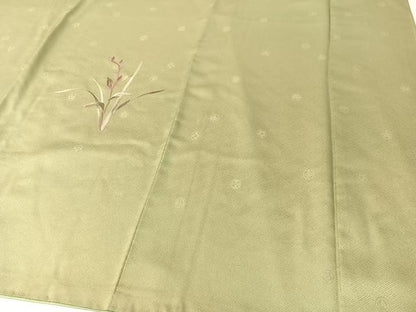 平和屋着物▼訪問着 総刺繍 籬花文 暈し染め 正絹 逸品 CABF0475vp