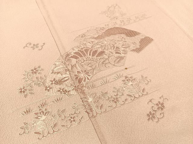 平和屋着物▼中国三大刺繍　蘇州刺繍　スワトウ相良刺繍　総刺繍　豪華色留袖　地紙更紗唐草文　正絹　逸品　CABF0493vp