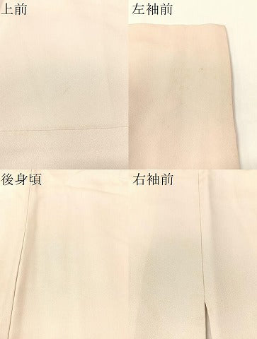 平和屋着物▼訪問着　総刺繍　陶器飛鶴花文　金銀糸　正絹　逸品　CABF0560vp