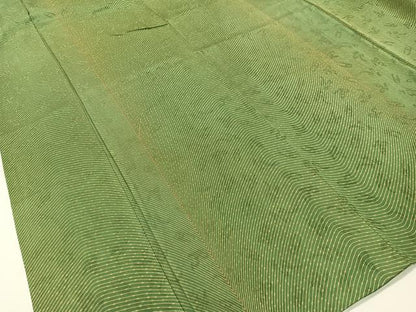 平和屋着物▼上質な小紋 吉祥間道 雪月花地紋 正絹 逸品 CABF0609vp