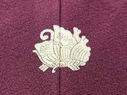 平和屋着物▼訪問着 総刺繍 流水群れ鶴文 金糸 正絹 逸品 CABF0685vp