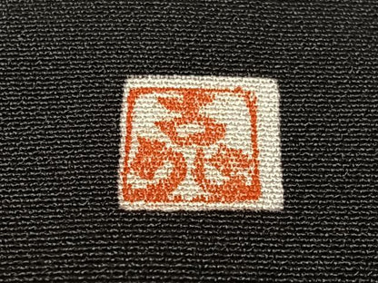 平和屋着物▼豪華黒留袖　作家物　手描き　能楽　金彩　正絹　逸品　CABF0691vp