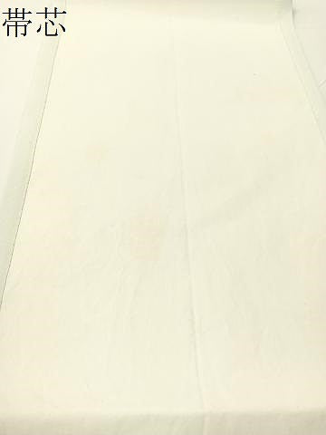 平和屋着物●塩瀬　九寸開き名古屋帯　手描き　枝椿　金彩　正絹　逸品　CABF0771vp
