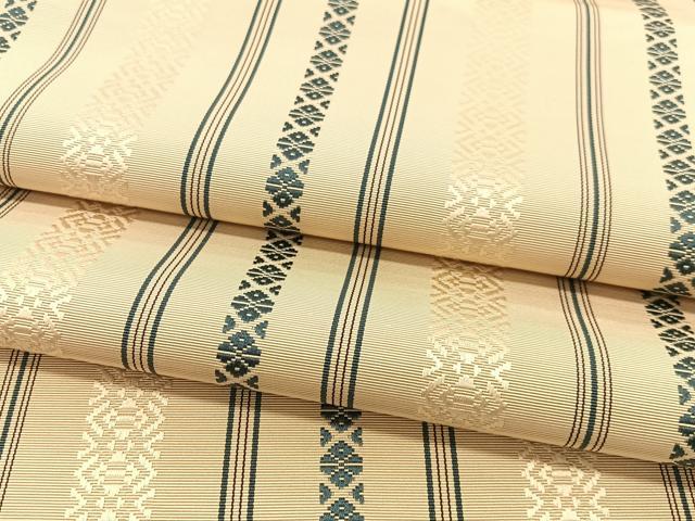 平和屋着物●本場筑前博多織　八寸名古屋帯　献上　正絹　逸品　CABF0784vp