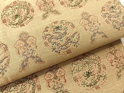 平和屋着物●全通柄京袋帯　雲龍　金糸　正絹　逸品　CABF0787vp