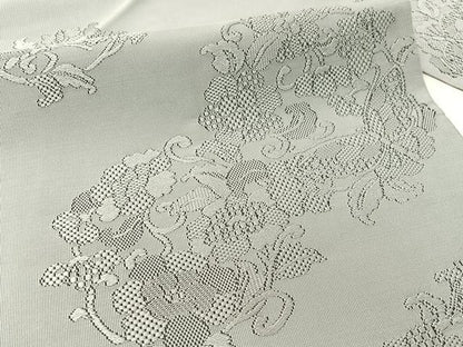 平和屋着物●八寸名古屋帯　綴れ　花蝶唐草丸文　正絹　逸品　CABF0797vp