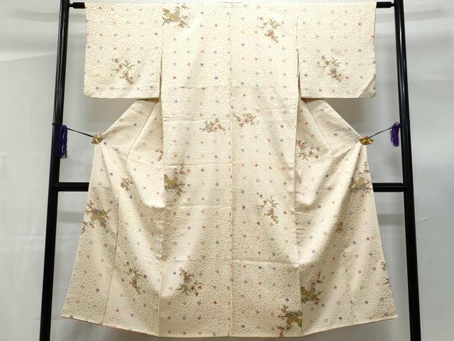 平和屋着物■豪華振袖　花籠文　金彩　正絹　逸品　CABF0863fb